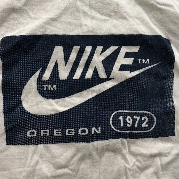 Vintage Nike Mens T-Shirt Medium Short Sleeve Oregon 1972 Graphic Tee Casual Top - Picture 6 of 8